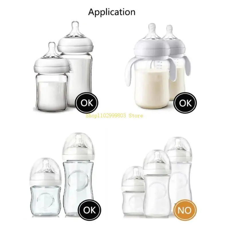 

Baby Bottle Handles Bottle Grip Handle Baby Feeding Bottle Baby Bottle Accessory J0MF