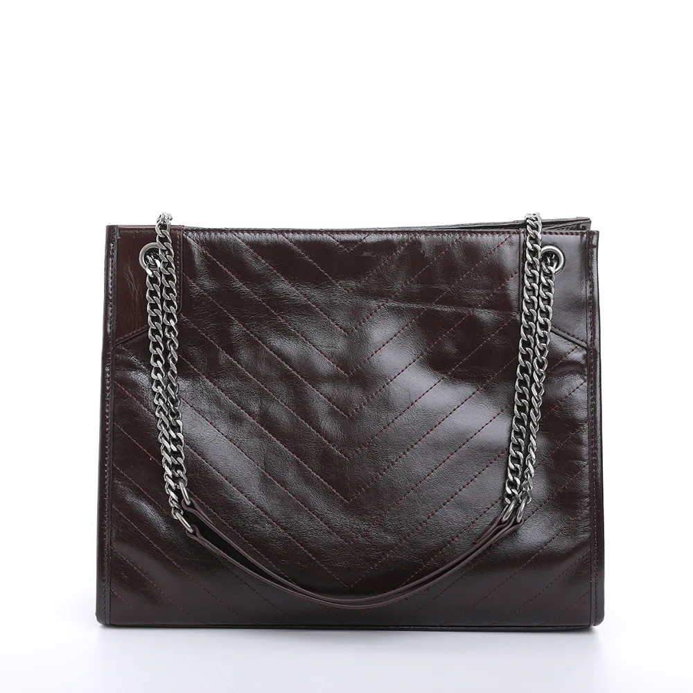 

Cowhide Wandering Armpit Tote Bag Women's Large-capacity Commuting Autumn and Winter Cowhide Designer Luxury Bag