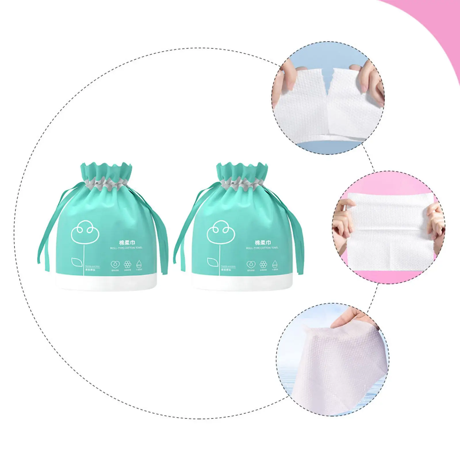 2-rollos-de-toallas-faciales-de-algodon-ultra-suaves-desechables-para-desmaquillar-secas-y-humedas-suaves-y-delicadas