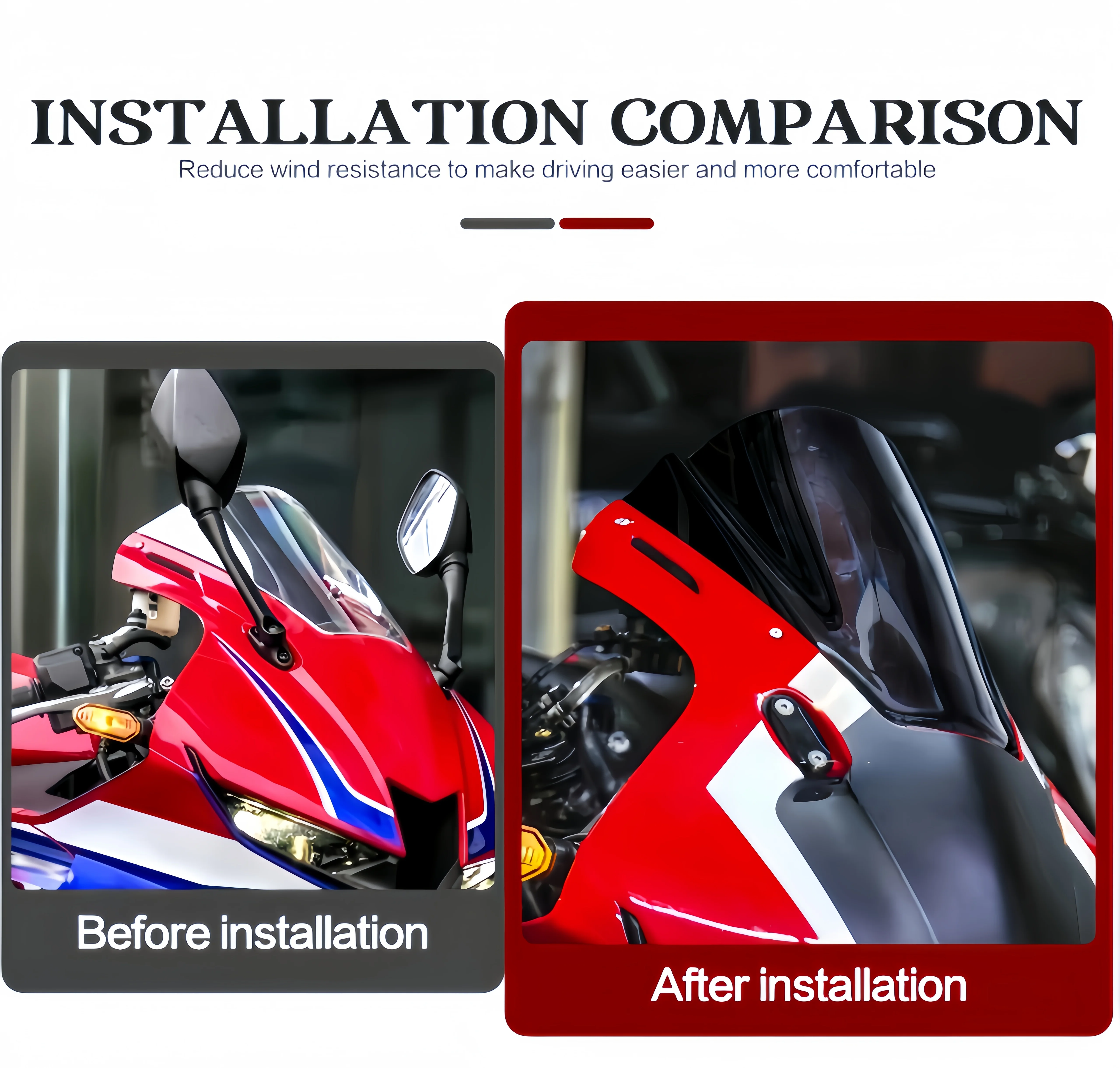 For Honda CBR600RR CBR 600 RR 2021 2024 CBR600RR 2025 Motorcycle Touring Sport Windscreen Windshield Protection Wind Deflector