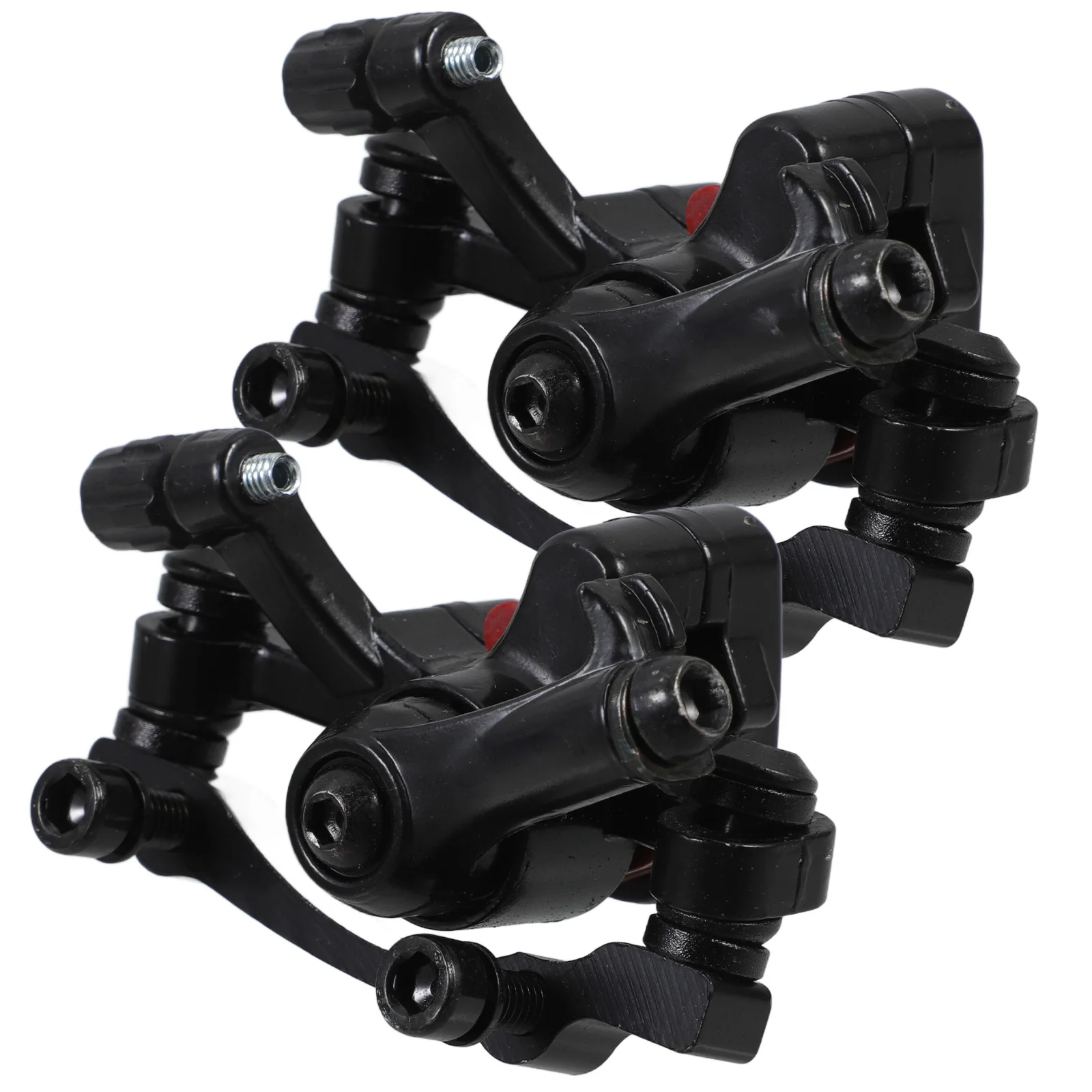 

Комплект из 2 механических дисковых тормозов для горного велосипеда (передний и задний), прочный, регулируемый, подходит для большинства велосипедов