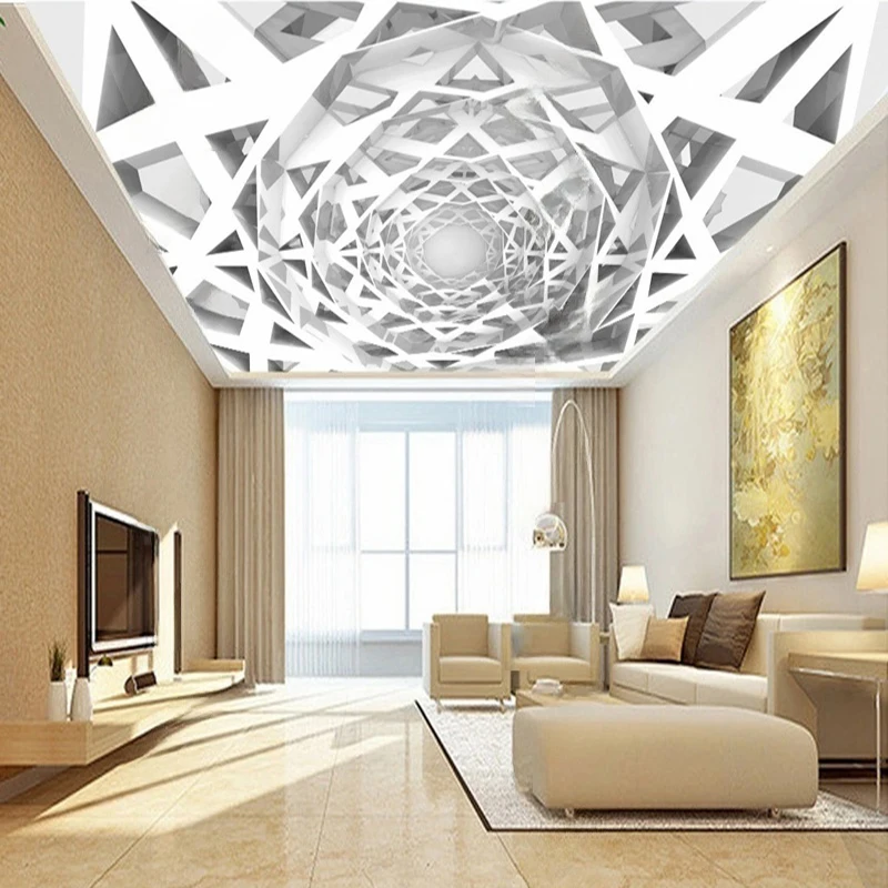 

MU8436 Mural Home Decor Mordern Wallpaper 3D Stereoscopic Stone Pattern Abstract Geometric Wall Painting Background
