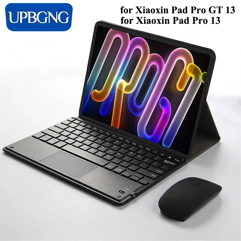 Touch Keyboard Case for Xiaoxin Pad Pro 13 GT 13 Wireless Bluetooth Keyboard Mouse Cover for Idea Tab Pro Gen 2 13 Accessories