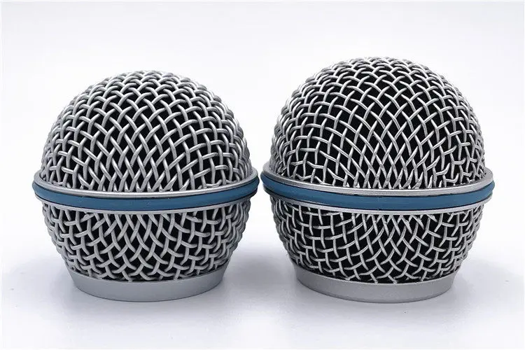 BETA58A PG58 grille PGX24 SLX24 SM-58 wired wireless microphone mesh head accessories