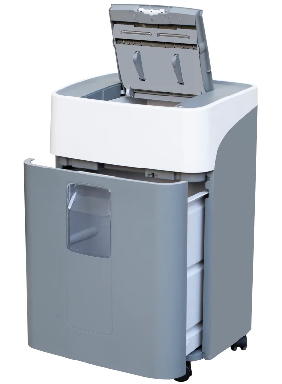 Hot Selling Auto Feed Paper Shredder 300 Sheets P5 Commercial Heavy Duty Cross Cut 40L Paper/Staples/Paper Clips For Home Office