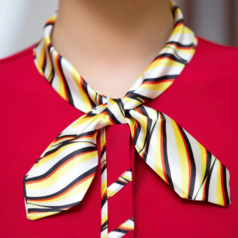 ホテル作業服秋冬女性鍋レストランバーベキューレストラン茶室中国風ウェイター長袖ユニセックス