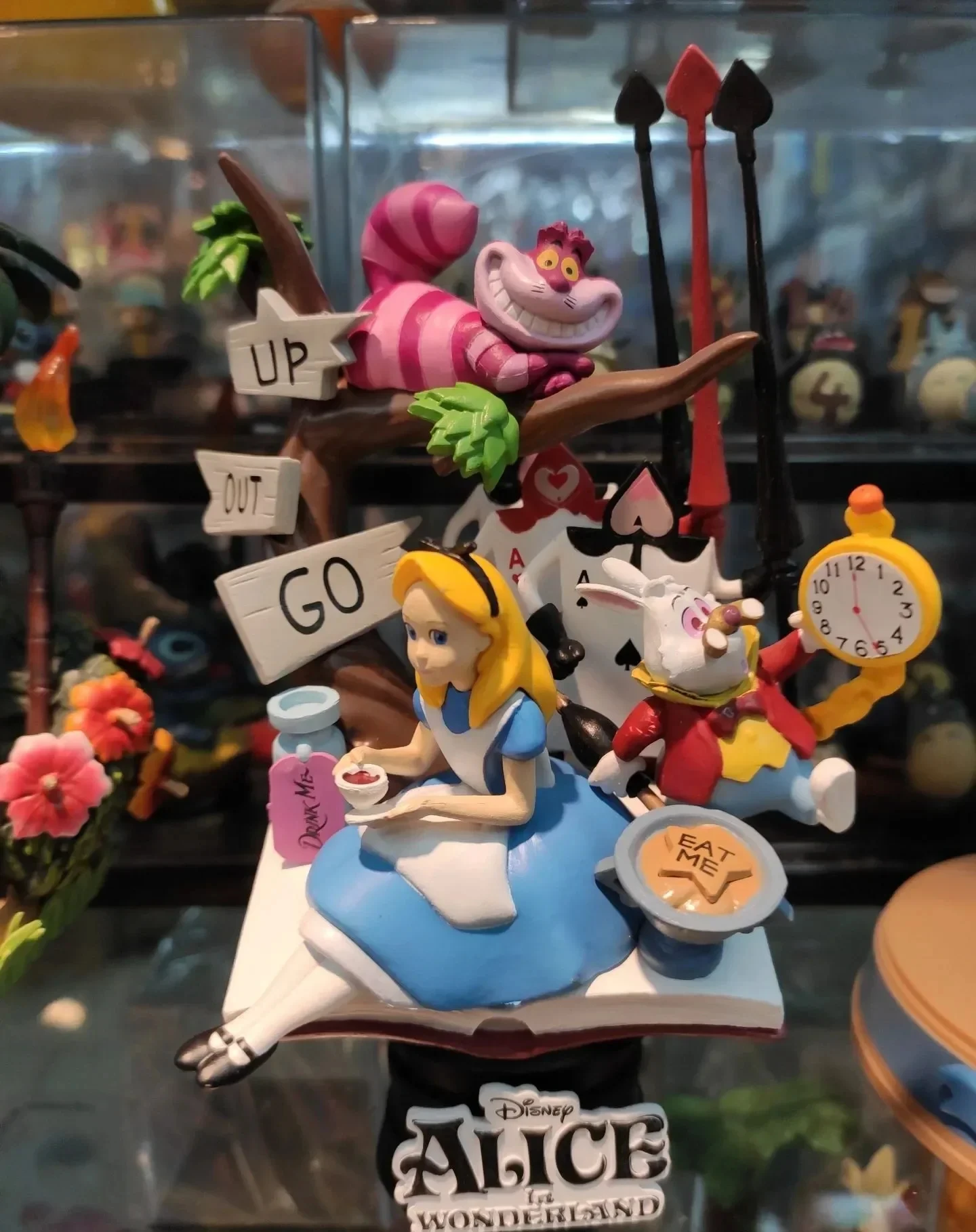 Disney ALICE IN WONDERLAND-Figurine de princesse en PVC, modèle de beurre, figurine d'anime, jouets de collection, cadeaux d'anniversaire, décoration, 19cm