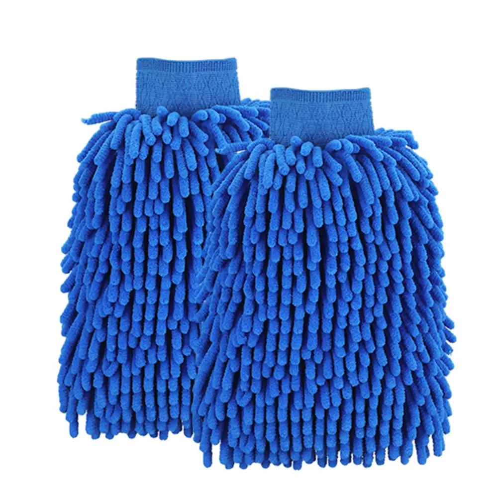 

Car Wash Gloves Chenille Car Wash Gloves Double-sided Chenille Microfiber Car Wash Mitt with Strong Water for Thickened