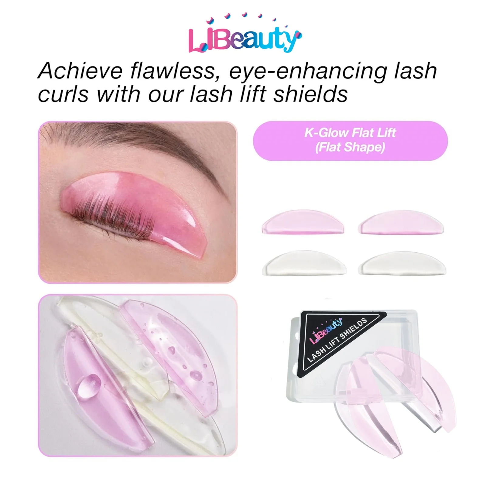 

Wholesale 2 Sets Lash Lift Shield Silicone Eyelash Perm Pads Lash Softening Pads Lifting Eyelash Curler Accessories Makeup Tools
