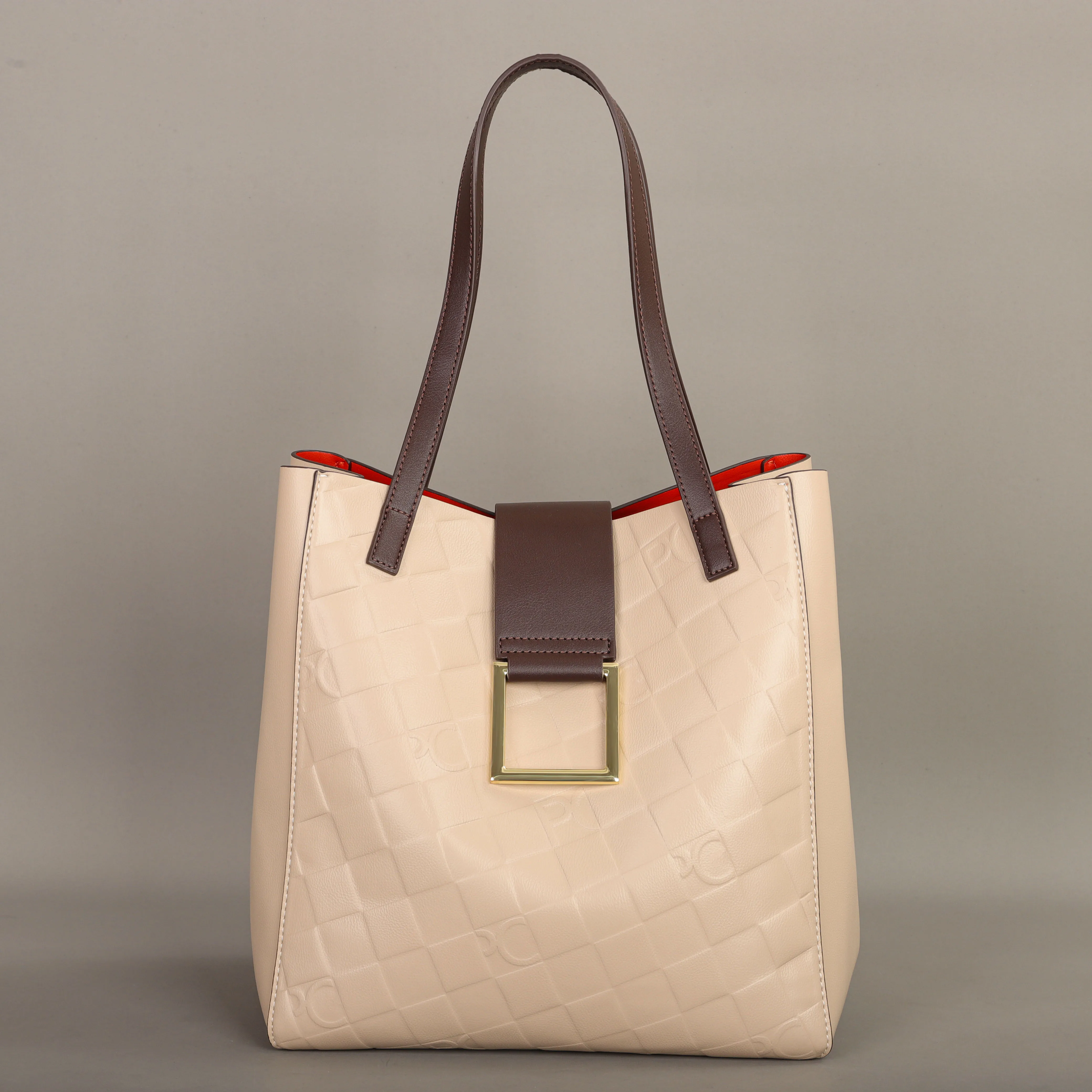PG PATSY GARIS Lady Light Luxury High-End Design Large Capacity New Fashion Artificial Eco-Friendly Leather Single Shoulder Bag