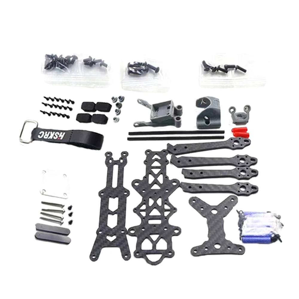 Roma 3K Carbon Fiber Board Frame 3 Inch 4 Inch / 150mm 175mm X-type Frame kit For FPV toy accessory