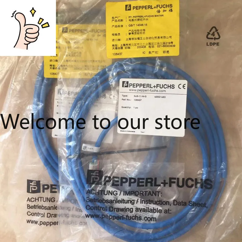 

Pepperl + Fuchs Sensor NJ5-11-N-G German P + F New Original Spot Special Offer Item Number 106433