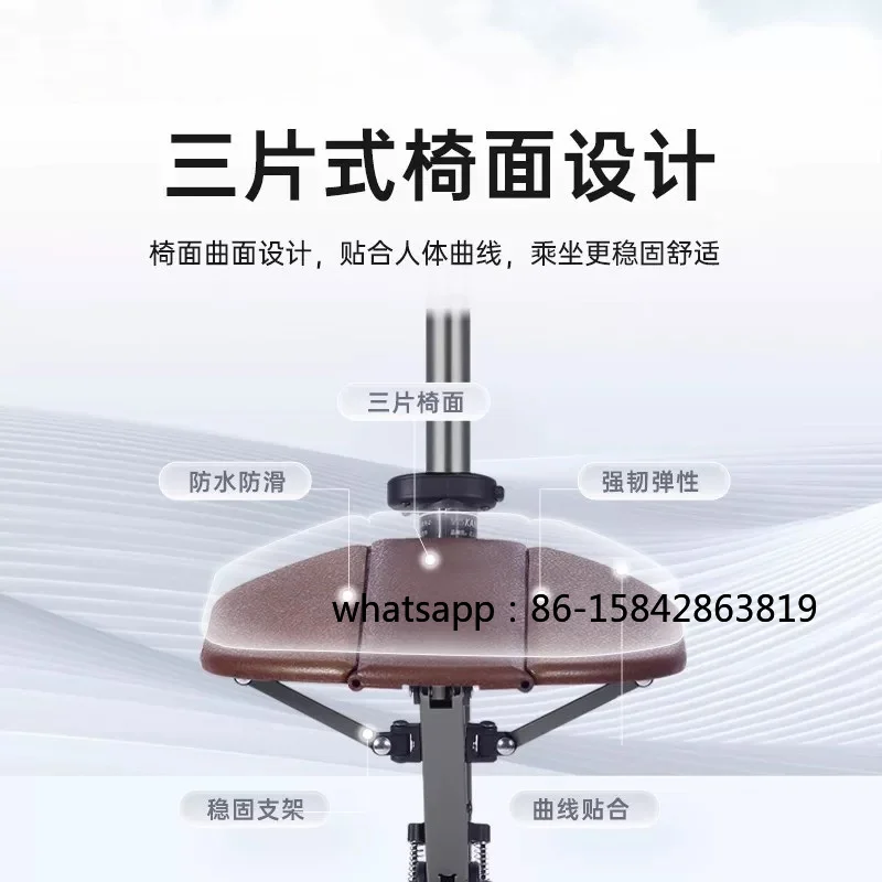 Foldable Elderly Crutch with Seat, Multifunctional Non-slip Cane Chair, Lightweight Portable Walking & Sitting Aid