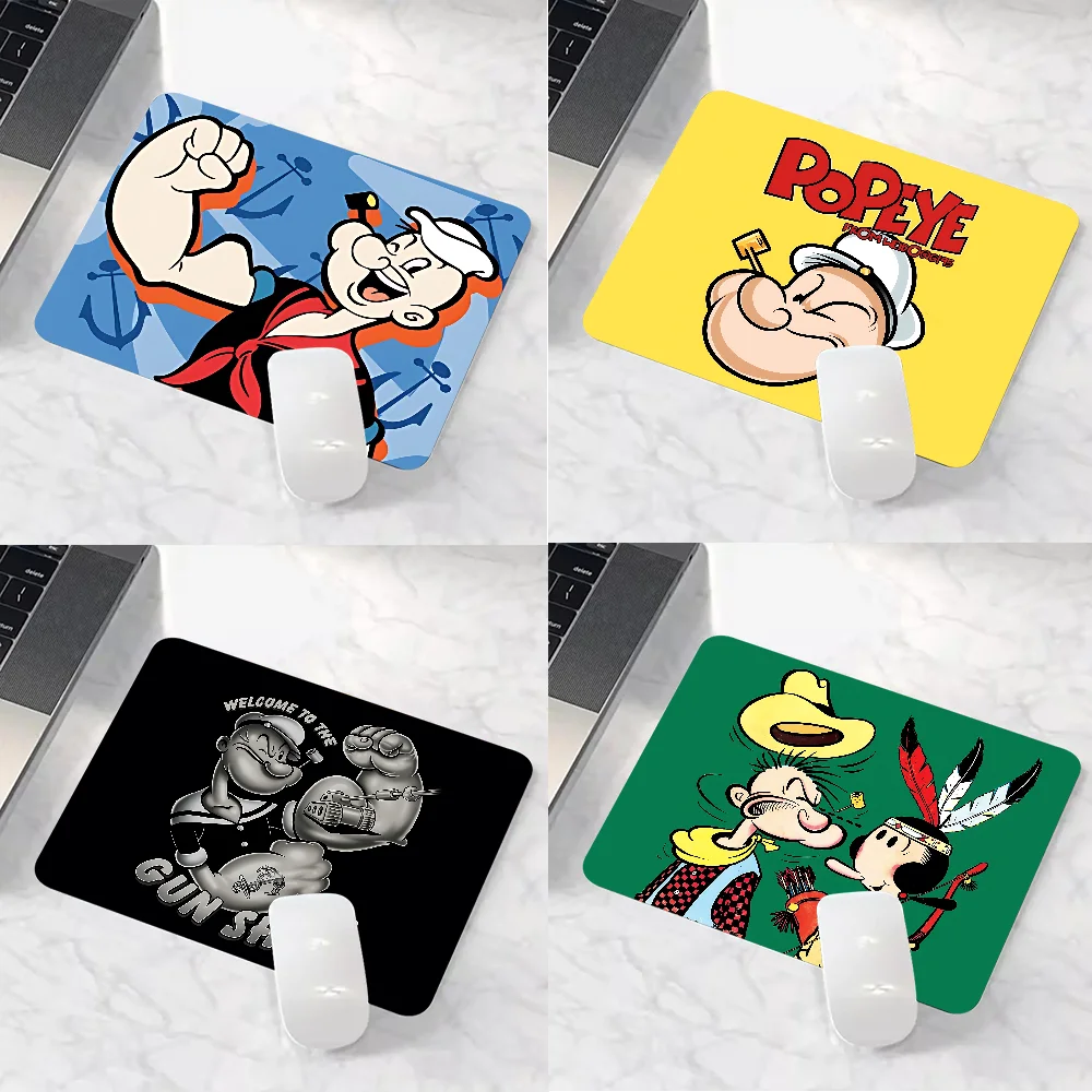 P-Popeye Mousepad HD Printing Computer Gamers Locking Edge Non-slip Mouse Pad 50x60cm Keyboard PC Desk Pad