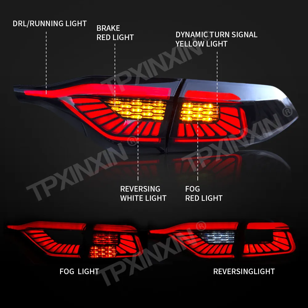 

Advanced Auto Parts Suitable for Toyota Corolla 2018-2020 Through Taillight LED Assembly Streamer European Version HIGH QUALITY