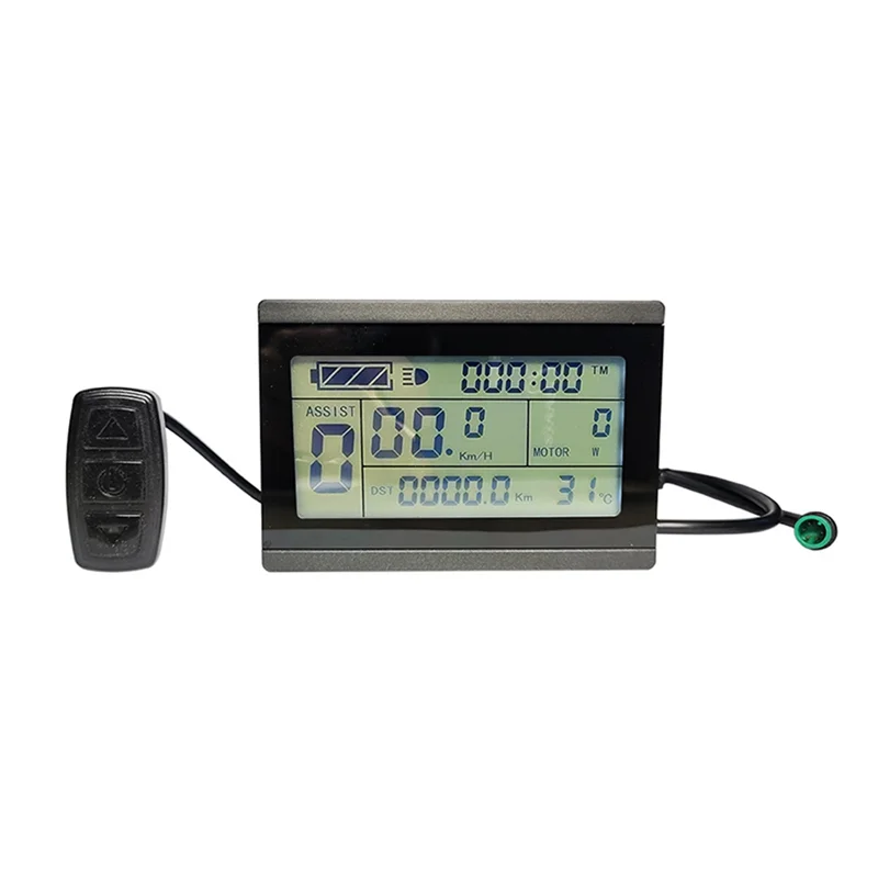 

Electric Parts 24V 36V 48V Intelligent KT LCD3 Electric Bicycle Bike E Bike Controller LCD Panel(Waterproof)