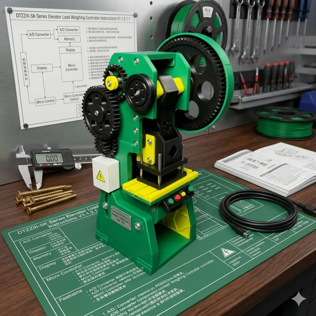 Drukarka 3D Mechaniczna Prasa Wykrojnikowa