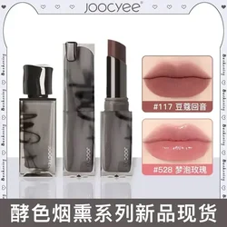 JOOCYEE Smoky Series Matte Lipstick Long-lasting Non-stick Cup Mirror Glossy Lip Glaze Natural Nude Color Lip Makeup Косметика