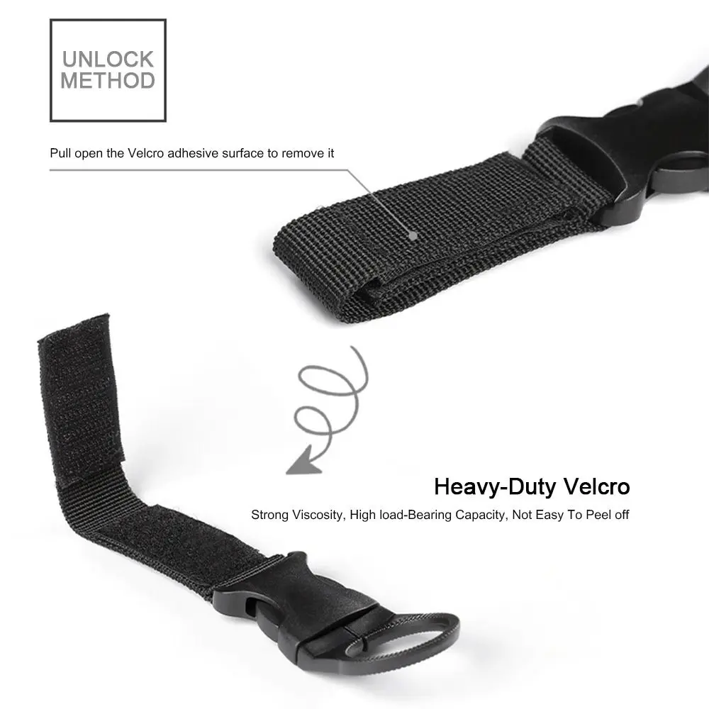 Multi-functional Webbing Water Bottle Hook Hanging Clasp Water Bottle Buckle Holder Backpack Bottle Hanger Outdoor
