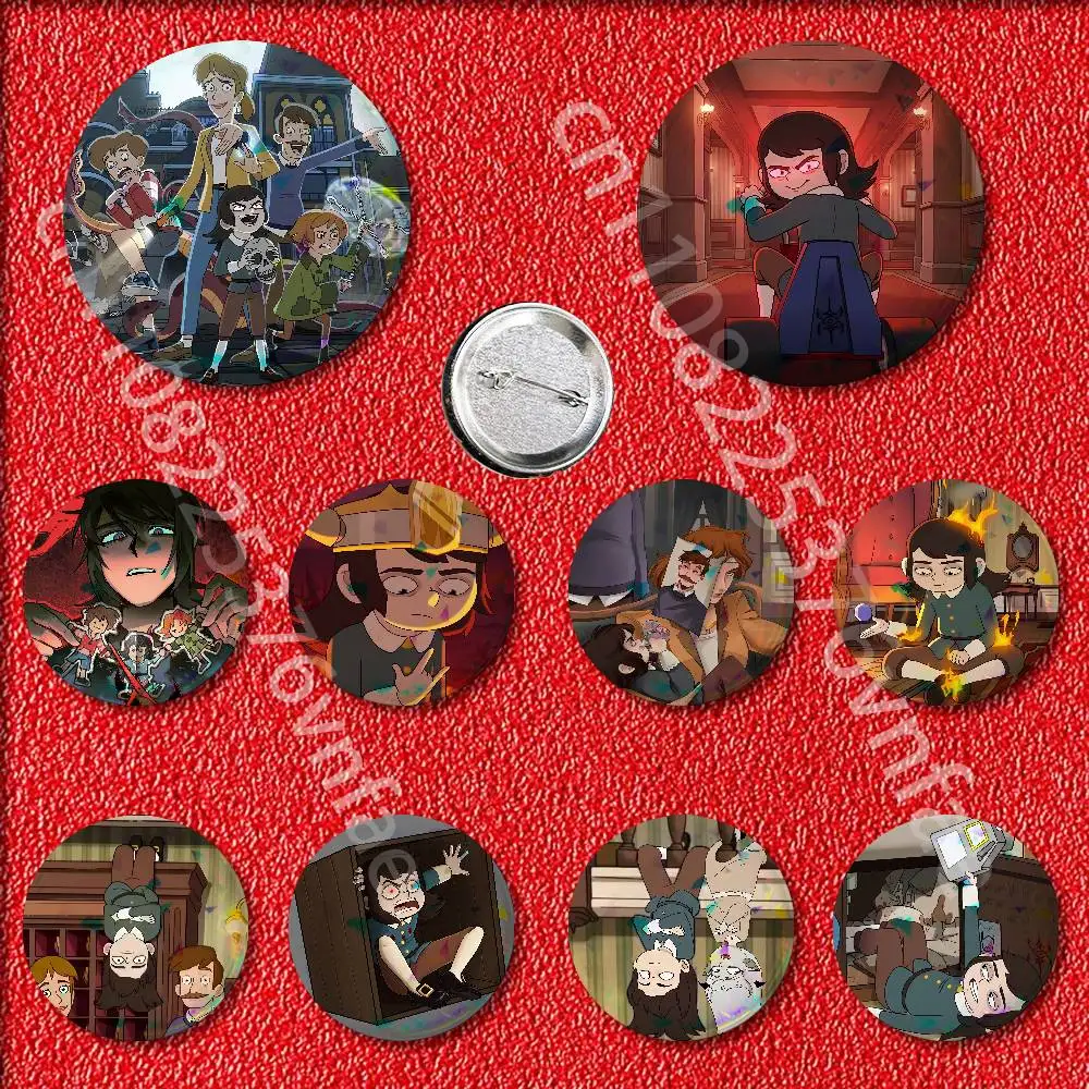 Broches Decorativos de Moda H-Haunted A-Animation Hotel: Pins para Chapéus, Broches Fofos, Alfinetes de Lapela, Joias e Emblemas para Roupas e Golas