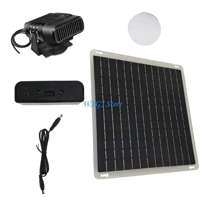 

37JE Multifunctional 10W Solar Panel Heater Featuring Compact Designs for Defrosting Car Glass Drying Items & Pet Houses