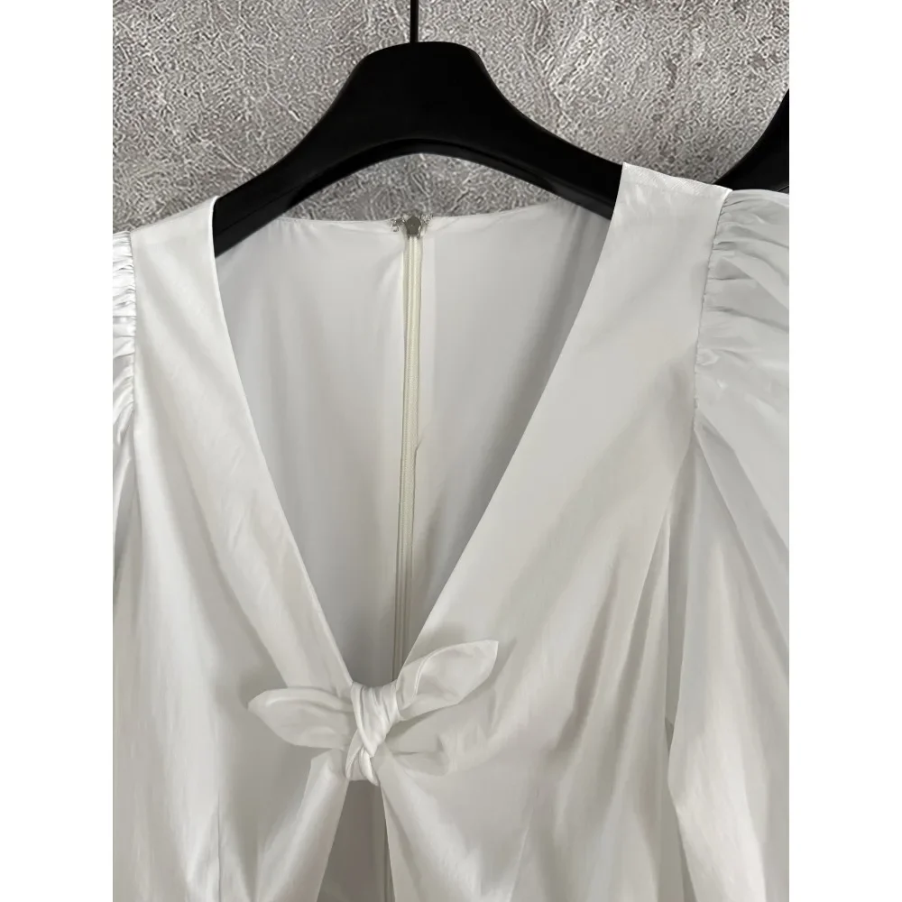 

Black White Short Sleeve Knit Top 2025