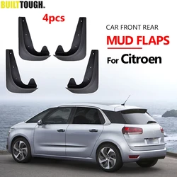 Set Universal Mudflaps Mud Flaps Splash Guards Mudguards For Citroen C1 C2 C3 C4 Xsara SpaceTourer Saxo Xantia Berlingo DS3 DS4