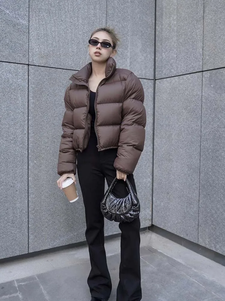 Women\'s Cotton-padded Jacket Autumn Winter New Fashion Loose Short Coat Casual Versatile Thicken Jacket