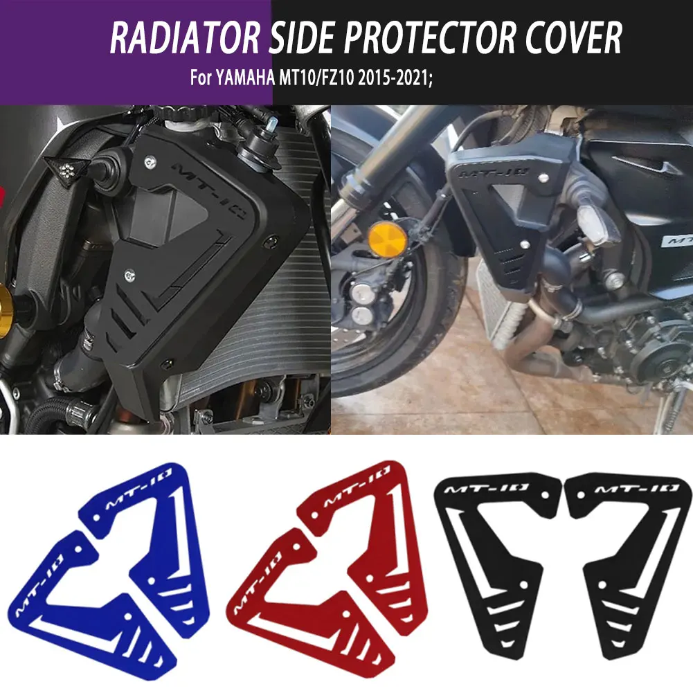 

Motorcycle Accessories Radiator Side Protector Cover Radiator Left Right Side Panels For YAMAHA MT10/FZ10 2015-2021 Motorbike