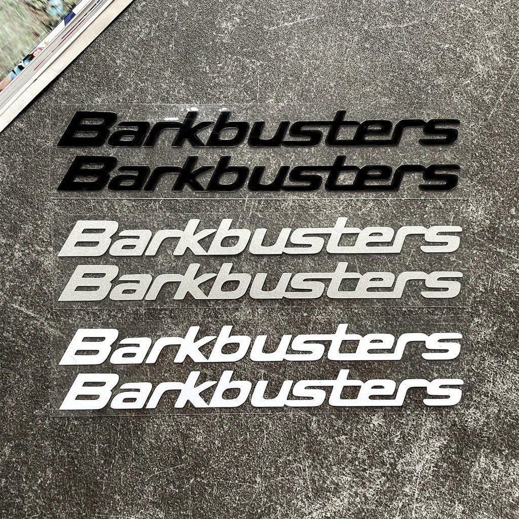 2Pcs/1Set Barkbusters Handguard Decal Sticker Waterproof Vinyl for Tank Fairing Scooter
