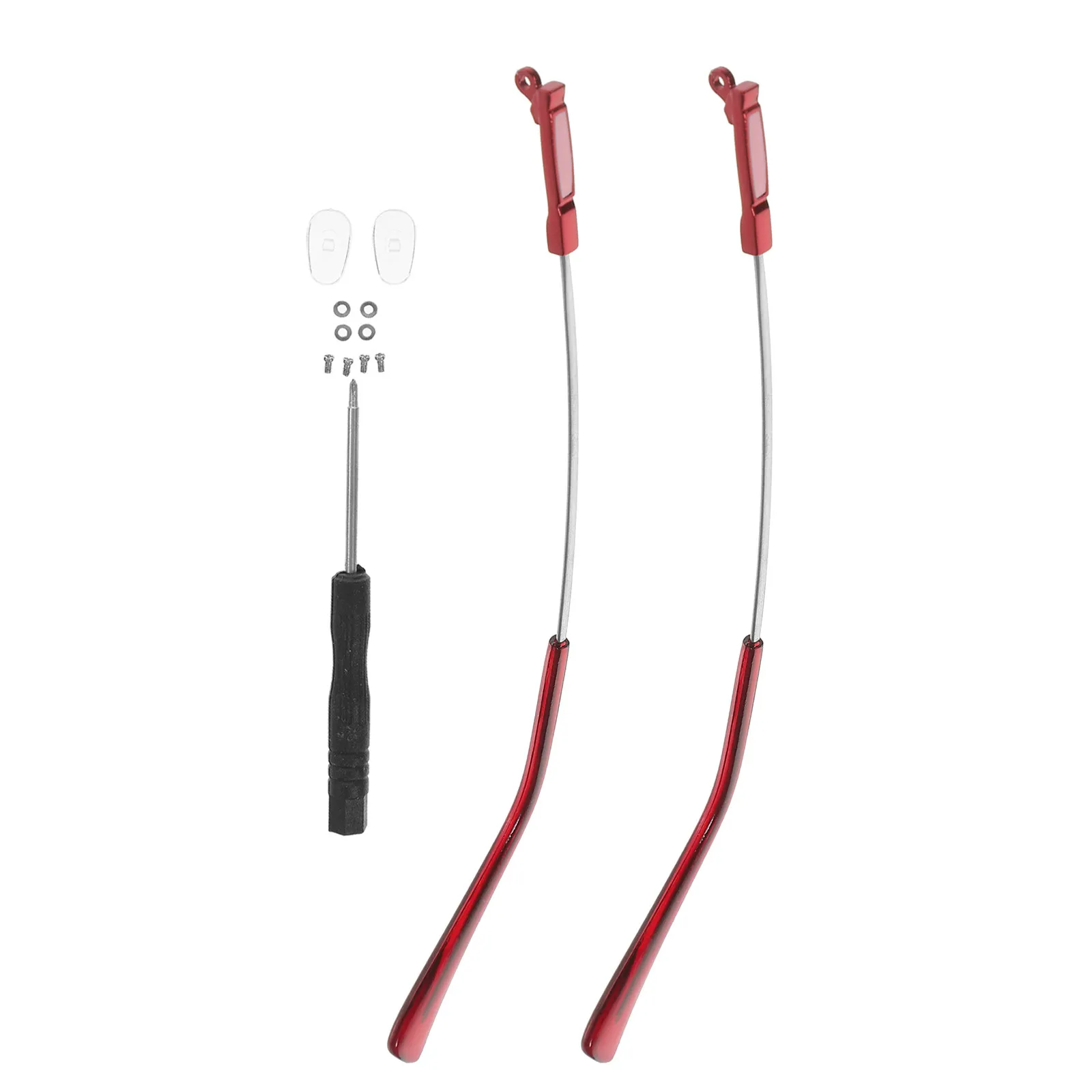 

1Pair Memory Metal Glasses Temple Replacement Easy Install Comfortable Non Irritating Universal Eyeglasses Arms