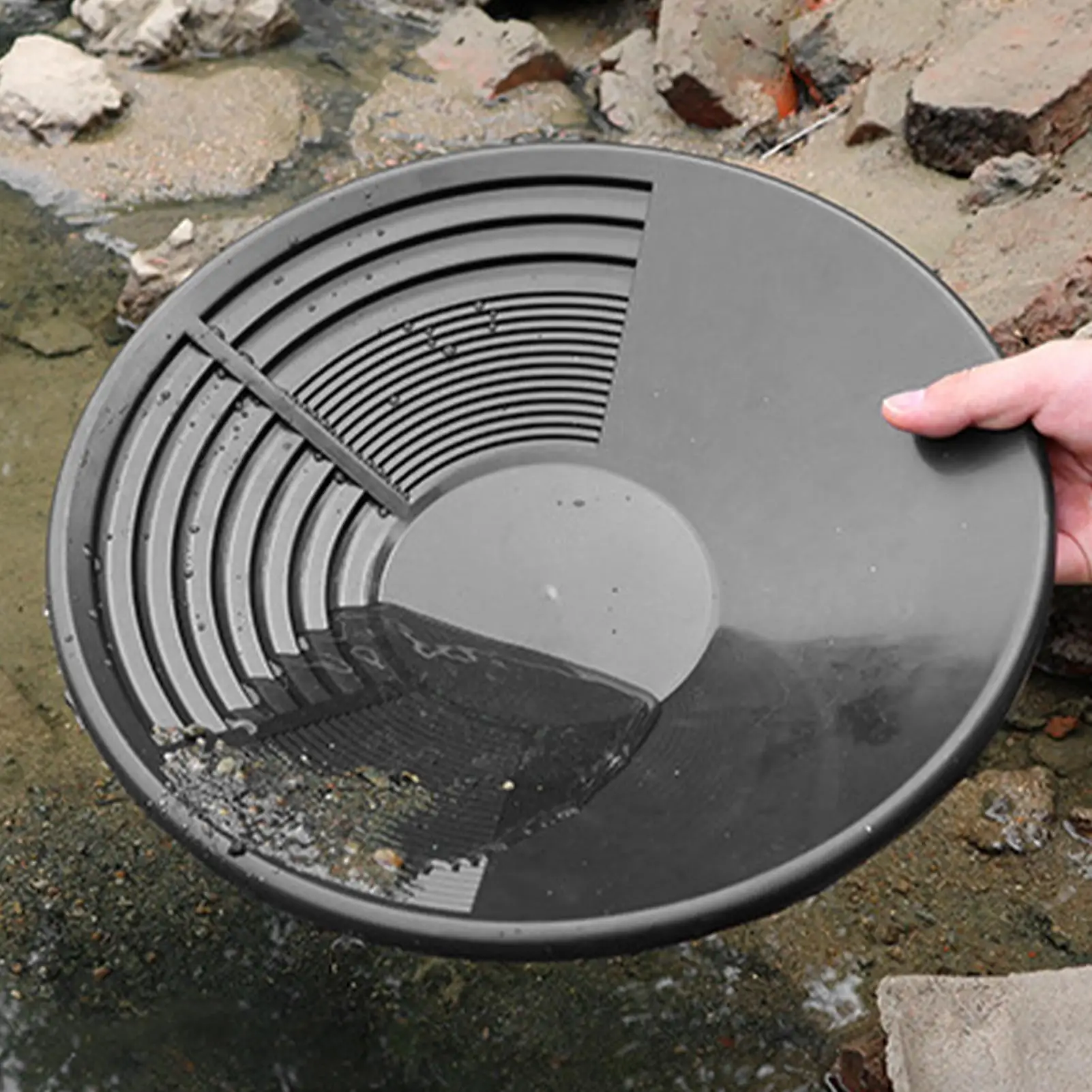 Bandeja de Plástico para la Minería de Oro, Herramienta Ergonómica para la Procesación de Oro, Equipo de Minería de Oro