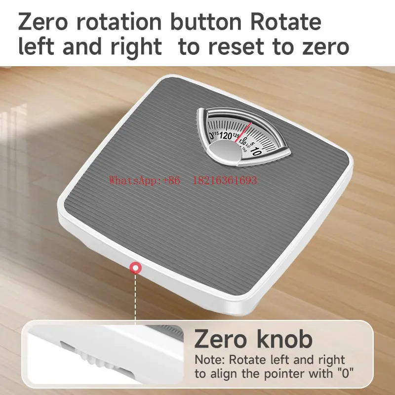 High Precision Mechanical Body Scale 130kg Household Minimalist Electronic Scale