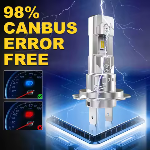 2x H7 LED Fog Lights 12000Lm 55w 6000K Low Beam Car Headlight Bulbs Wireless Fanless For BMW E46 Opel Zafira B VW Audi A5 A3 V8