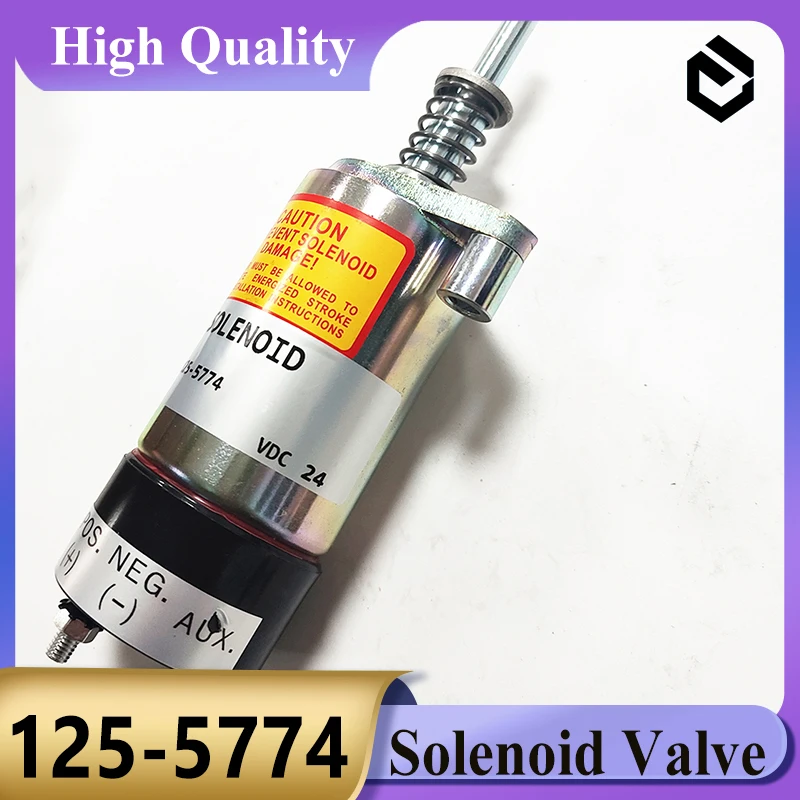 125-5774 Stop Solenoid Valve 1255774 for Caterpillar CAT Engine 3304 E330 E330B E330C Excavator Parts