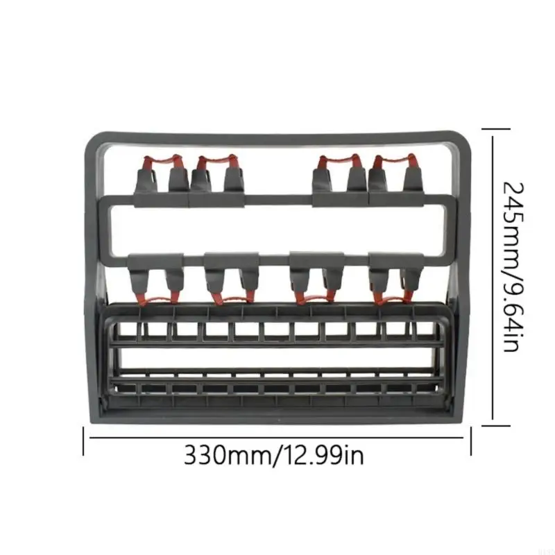 918D Rak Gelas Anggur Multifunsional Rak Mesin Cuci Pegangan Kaca Lembut Rak Kaca Flexible Storage Stand Tekstur Plastik