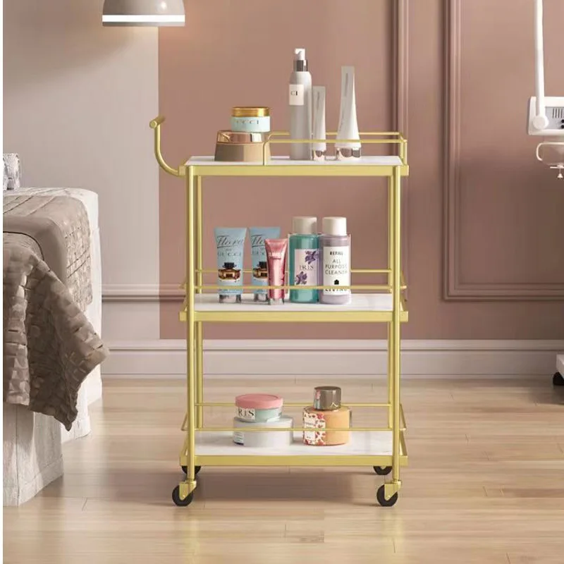 Laboratory Trolley Beauty Room Wagon Cleaning Cart Aesthetic Auxiliary Drawers Salon Tray Spa Muebles Belleza Cosmetologist Bar