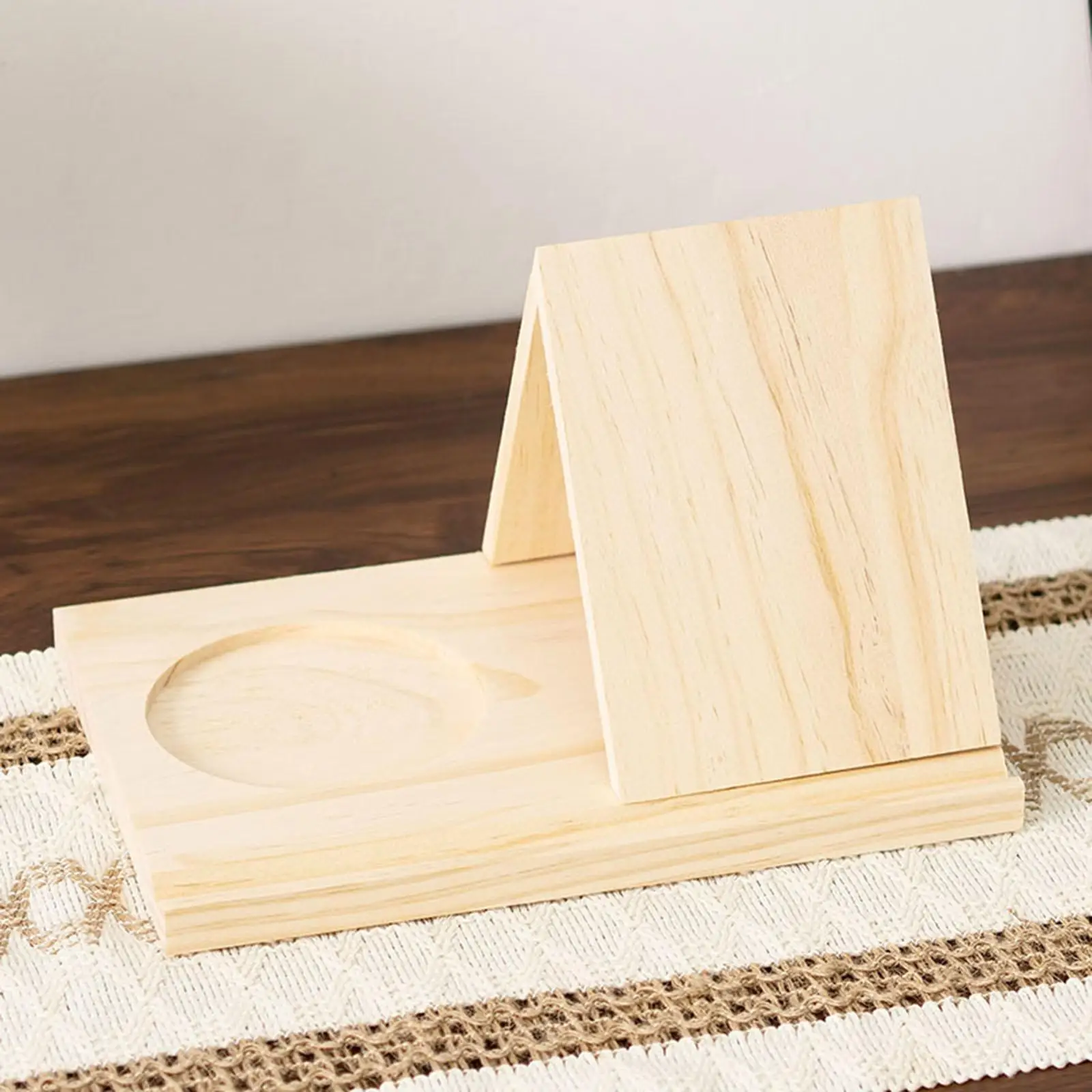 Triangle Book Holder Book Rest Simple Designing Book Accessory Book Stand for Reading Office Writers Teachers