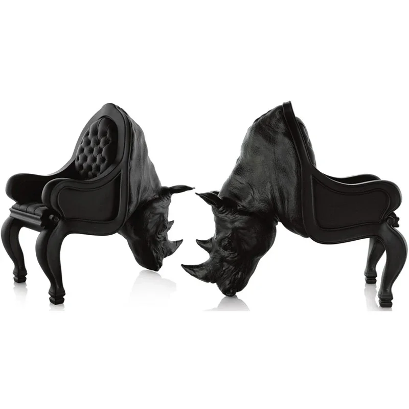 Bắc Âu Sáng Tạo Ghế Thiết Kế Nội Thất BYung Skkende I Thủy Tinh Ghế Trưởng Phòng Đoán Đoán Động Vật Hình Ghế