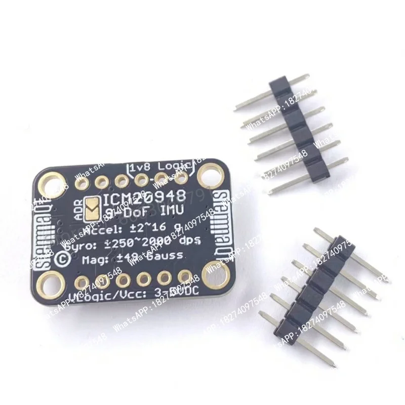 ICM-20948 9-DoF IMU nine-axis sensor acceleration magnetic field module replaces the MCU-9250-STEMMA QT/Qwiic