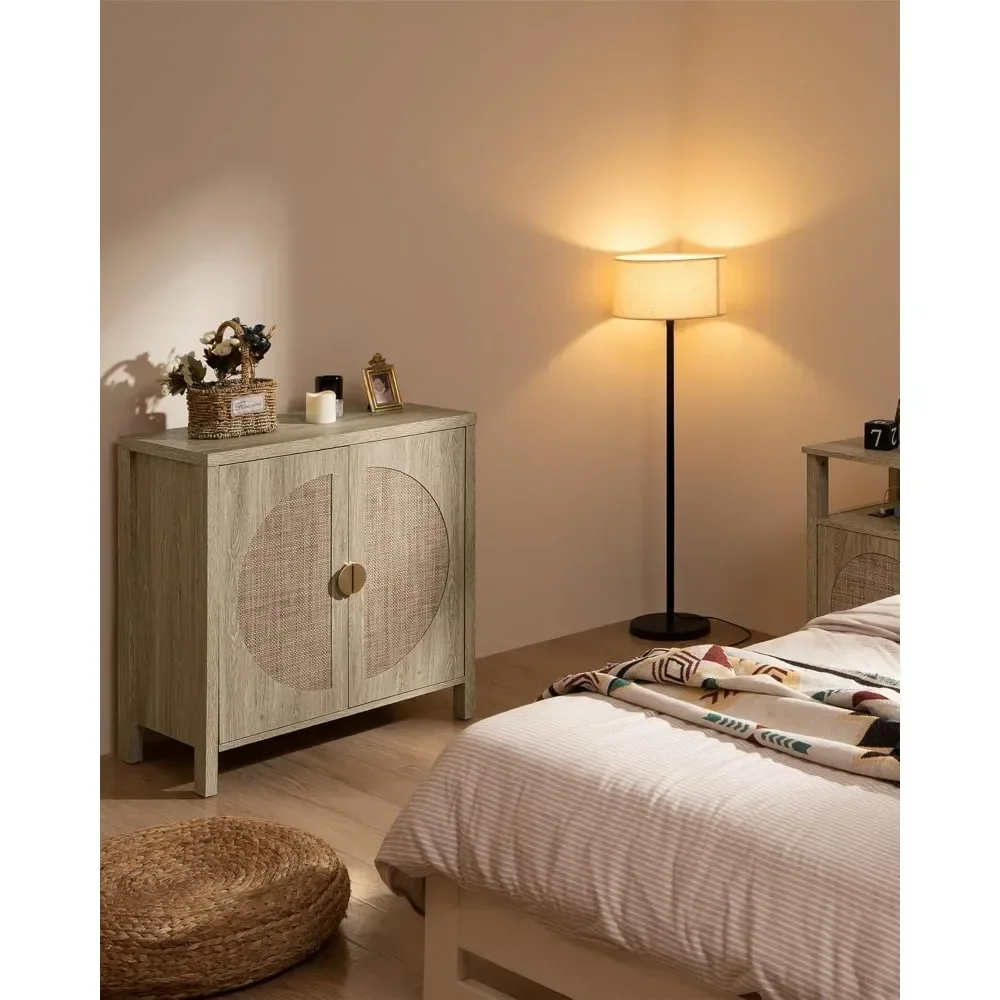 Sideboard Storage Cabinet with Adjustable Shelves, Console Table for Dining Room