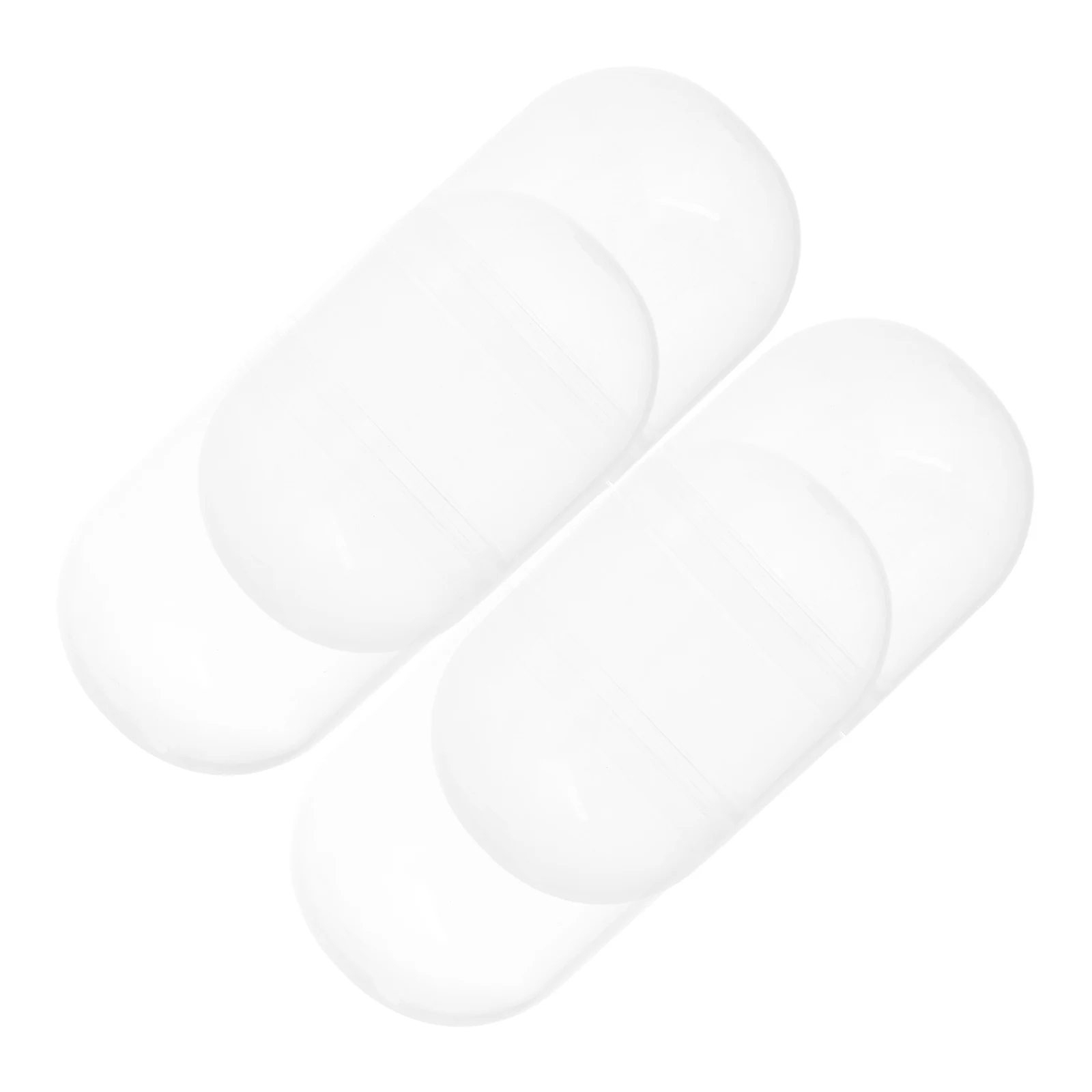 4 قطعة فارغة شفافة لآلة البيع ملء Gumball قابلة لإعادة الاستخدام كرات بلاستيكية مخلب آلة جوائز السائبة لصالح الحفلات #1