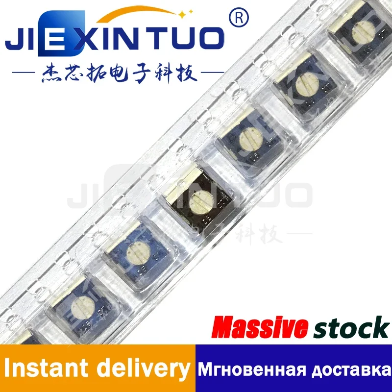 3314J-1-105E TRIMMER 1M OHM 0.25W J LEAD TOP 1 MOhms 0.25W, 1/4W J Lead Surface Mount Trimmer Potentiometer Cermet urn Top Adjus