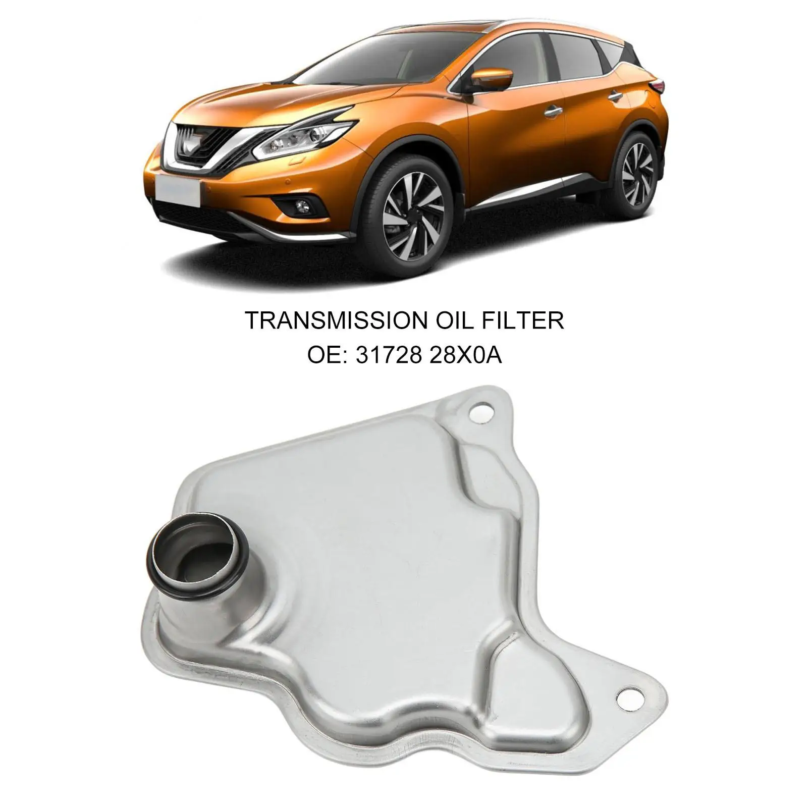 Oil Strainer Transmission Oil Filter 31728 28X0A High Efficiency Metal Alloy for rogue altima maxima