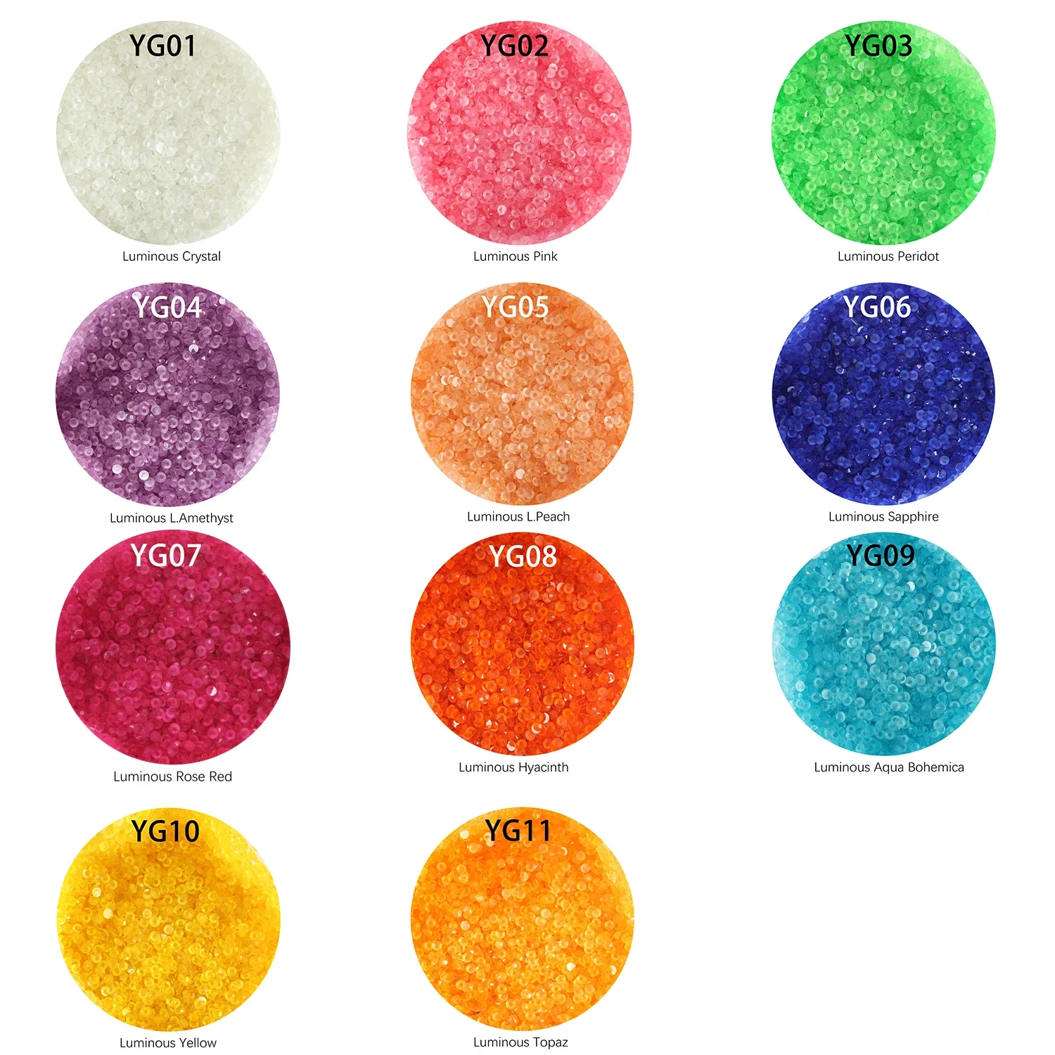 Big Pack Glow In the Dark  Luminous Resin Rhinestones Jelly AB Flatback Rhinestone Strass For DIY Craft Nail Art Bling Supplies