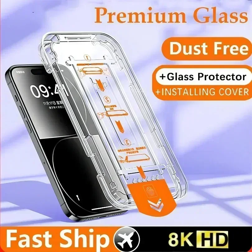 

5PCS Transparent Tempered Glass Film for Realme 14x 13 11 10T 12 Pro Plus 4G 5G Screen Protector Add Install Dust Removal Kit