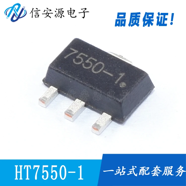 Bộ 50 100% Orginal Mới HT7550-1 HT7550A-1 HT7550 GX7550 SOT89 SOT23 3 Nhà Ga Điều Chỉnh Điện Áp Chip