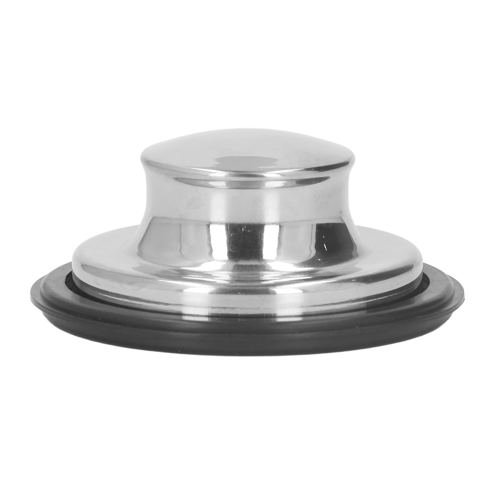 Kitchen Sink Stopper Brushed Stainless Steel Garbage Disposal Drain Plug Sealing Anti-leakage Sink Plug Cover 86mm OD