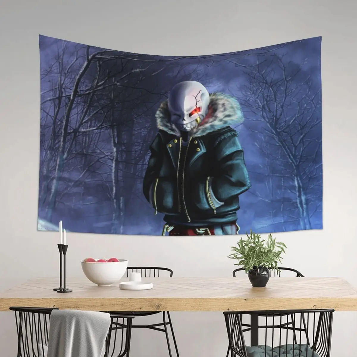 

Underfell Sans Tapestry Wall Decorations Decorative Paintings Cute Room Things Home Decorators Tapestry