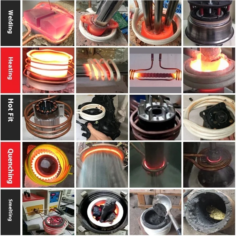 2025 New High Frequency Induction Heating Machine Handheld Copper Tube Brazing Annealing Heat Melting Equipment